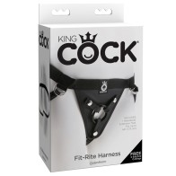 Arnés Ajustable Pipedream King Cock Negro