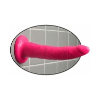 Dildo Realista Slim de 7 in. con Ventosa Pipedream Dillio Rosa