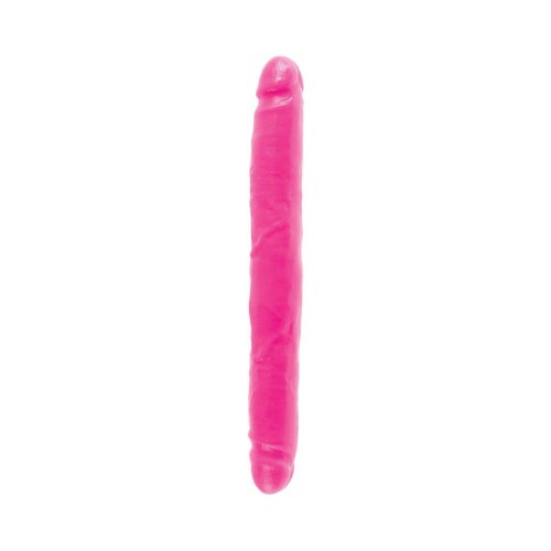 Pipedream 12 in. Double-Ended Dildo - Realistic Pink