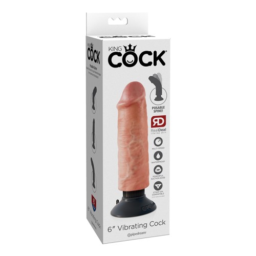 Dildo Vibrador Realista King Cock