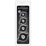 Renegade Vitality Cock Rings 4-Pack Black