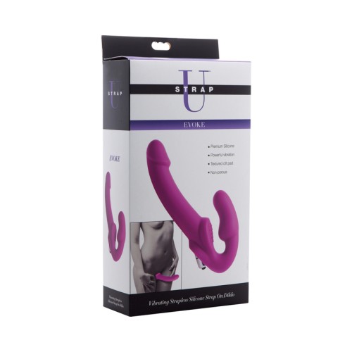 Strap U Evoke Vibrating Strapless Dildo