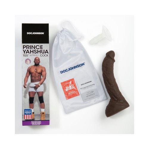 Prince Yahshua ULTRASKYN Pene de 10.5in con Base de Succión Vac-U-Lock Removible