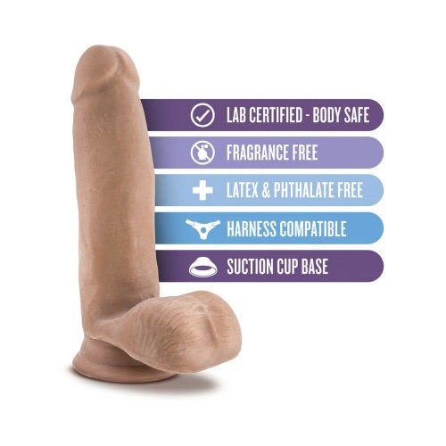 Au Naturel 7 Inch Posable Dual Density Dildo Tan