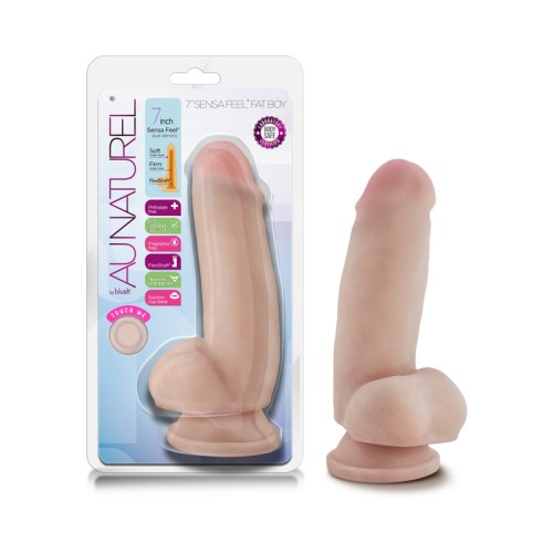 Au Naturel Sensa Feel Fat Boy 7 in Dildo Beige