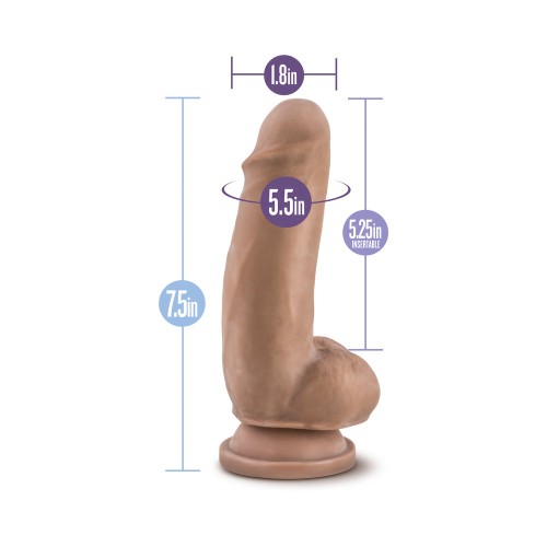 Au Naturel 7 in. Sensa Feel Fat Boy Dildo