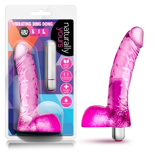 Naturally Yours Vibrating Ding Dong 6.5 in Dildo