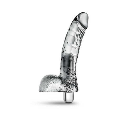 Dildo Vibrante Naturally Yours Transparente 6.5 in.