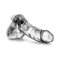 Dildo Vibrante Naturally Yours Transparente 6.5 in.