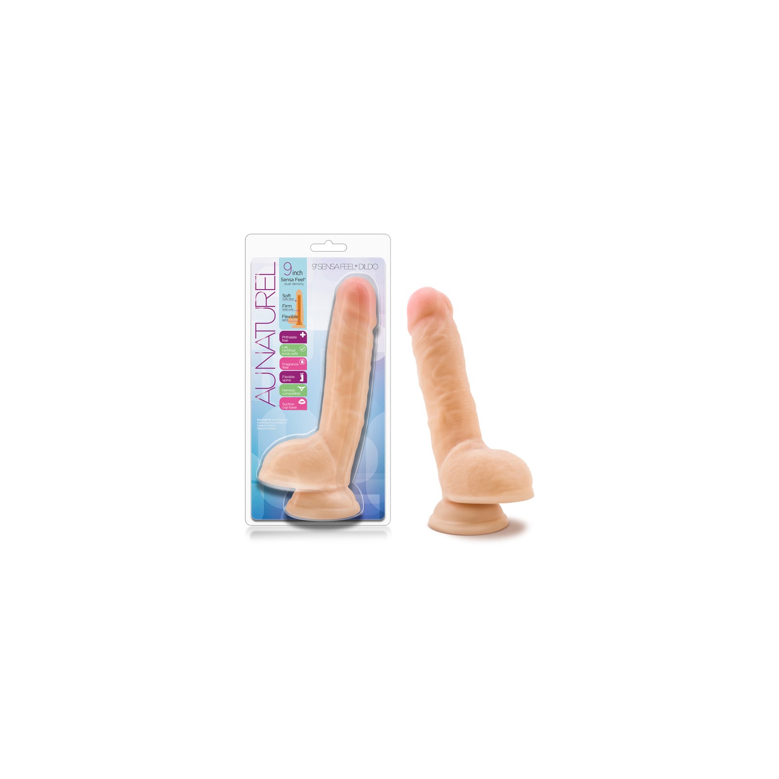 Au Naturel Big Billy Posable Dildo