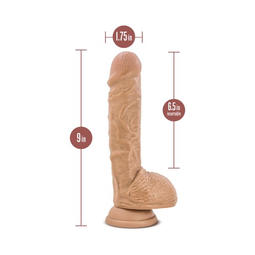 Coverboy Realistic 9" Dildo with Balls for Ultimate Pleasure