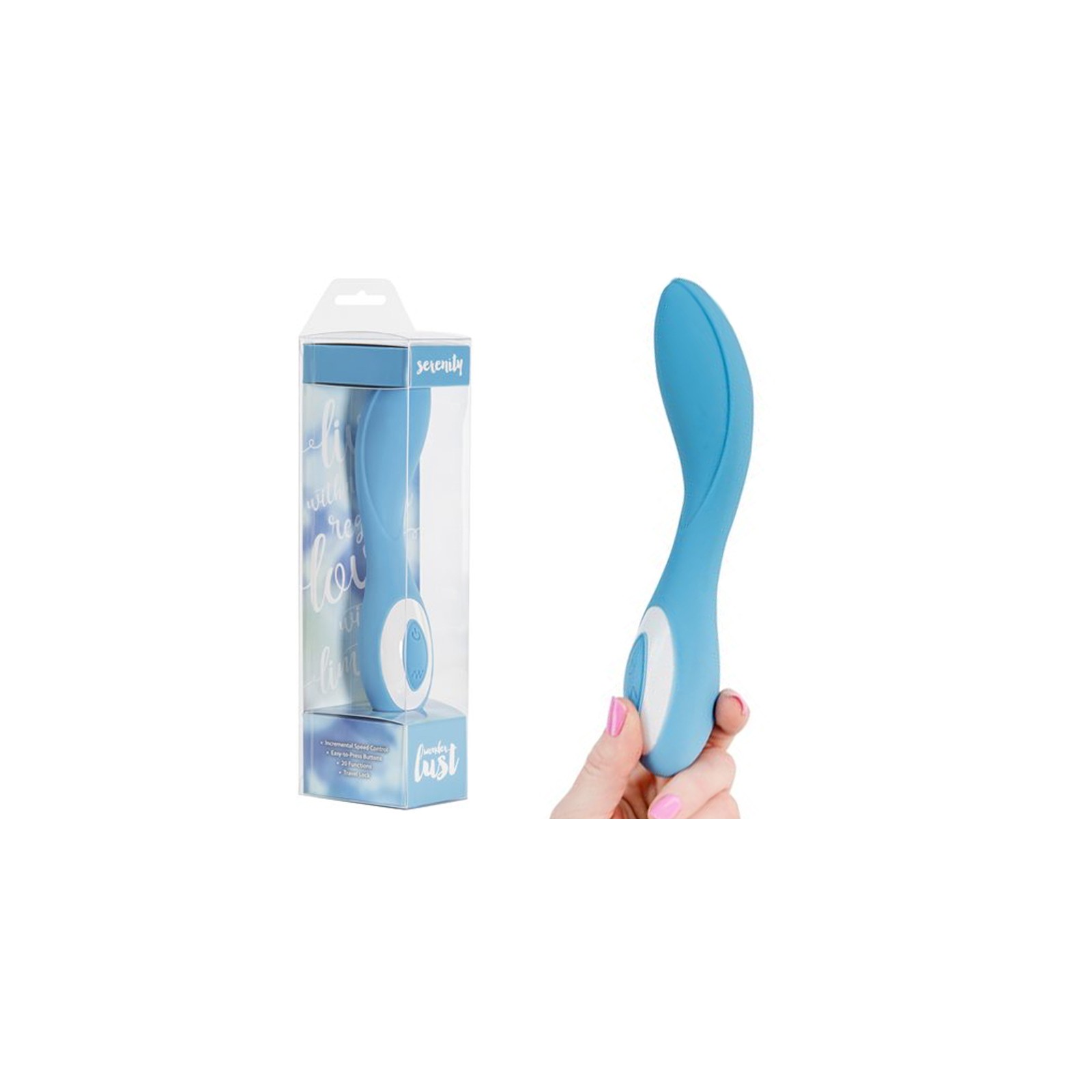 Vibrador Wonderlust Serenity Azul