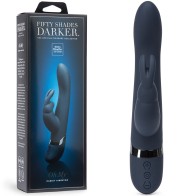 Vibrador de Conejito Recargable Oh My Fifty Shades Darker Azul Pizarra