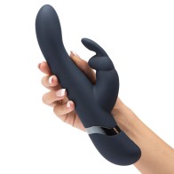 Fifty Shades Darker Oh My Rechargeable Silicone Rabbit Vibrator Slate Blue