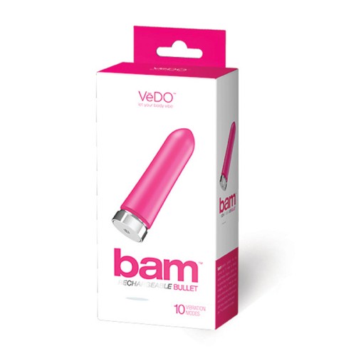 VeDO Bam Rechargeable Bullet with Multiple Vibration Modes