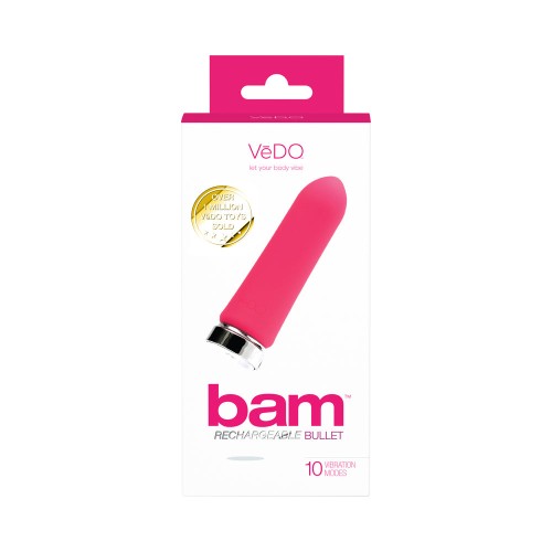 VeDO Bam Rechargeable Bullet with Multiple Vibration Modes