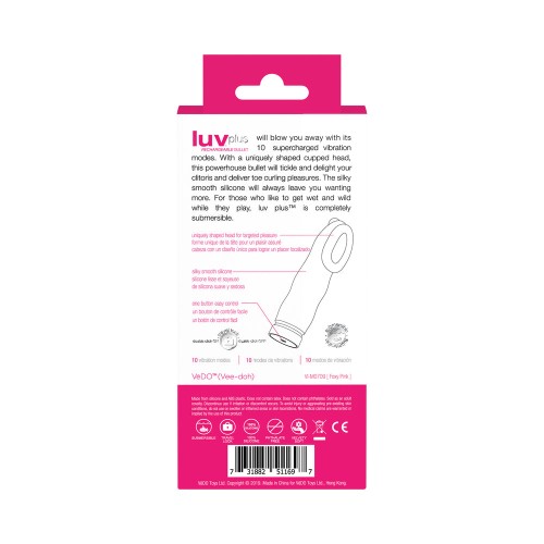 VeDO Luvplus Rechargeable Vibe Foxy Pink