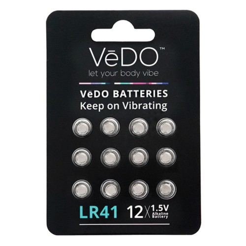 VeDO LR41 Batteries - 12 Pack - Reliable Power