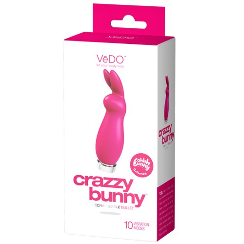 VeDO Crazzy Bunny Mini Vibe Recargable Rosa