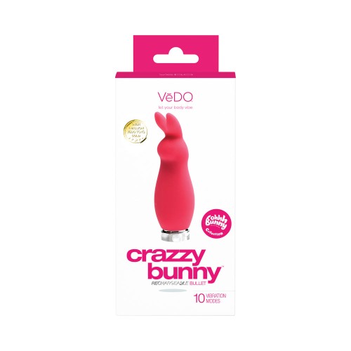 VeDO Crazzy Bunny Mini Vibe Recargable Rosa