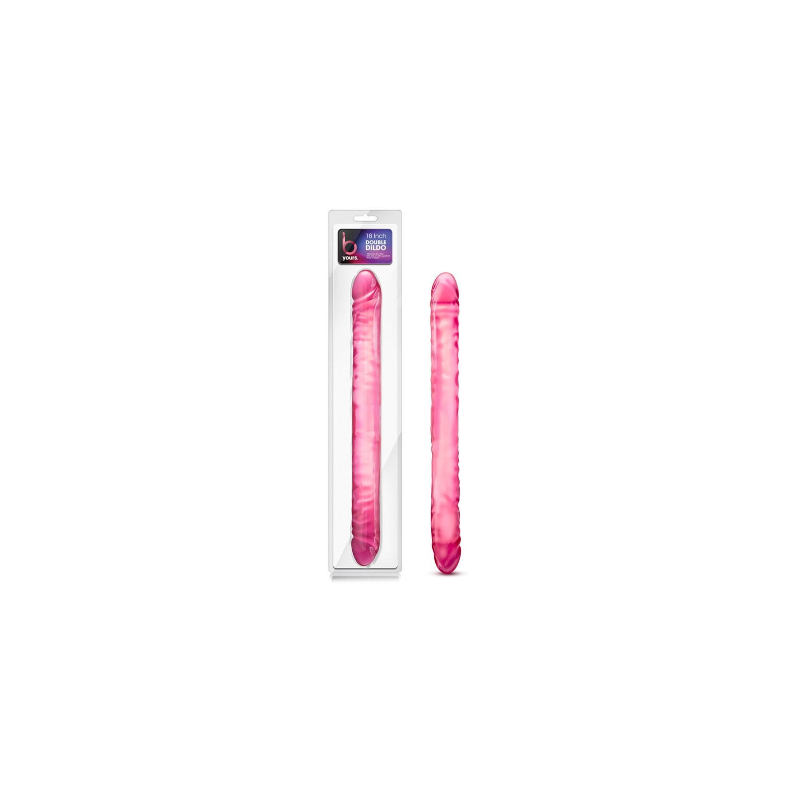 18-Inch Double Dildo Pink