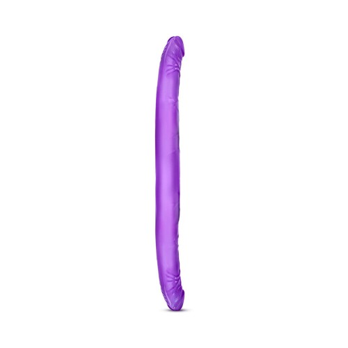 B Yours 16 in. Double Dildo Purple - Double Pleasure