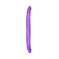 Dildo Doble B Yours 16 Pulgadas Morado - Doble Placer