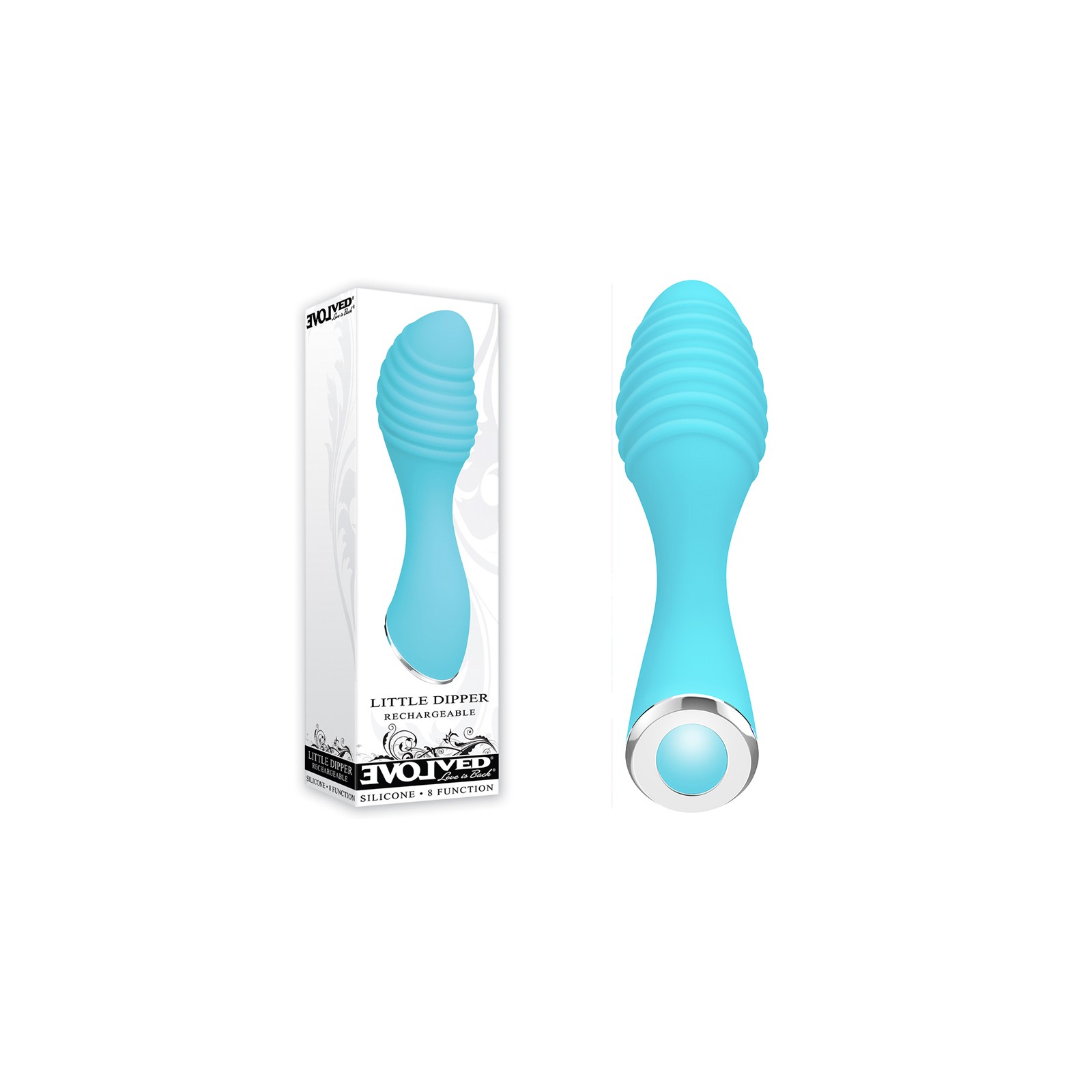 Evolved Little Dipper Rechargeable Silicone Vibrator