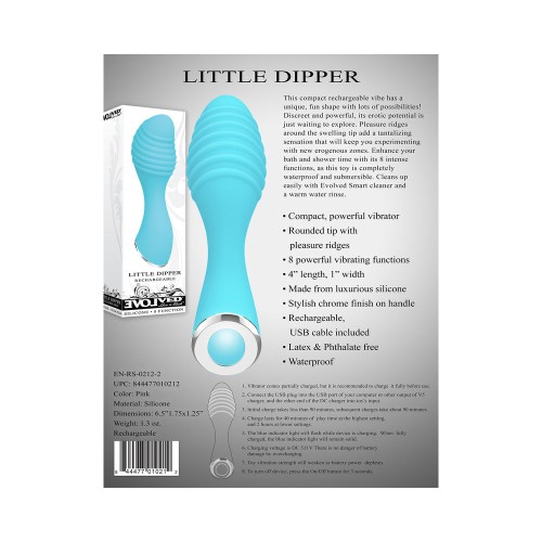 Vibrador de Silicona Recargable Evolved Little Dipper