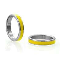 M2M Stainless Steel C-Ring with Yellow Band