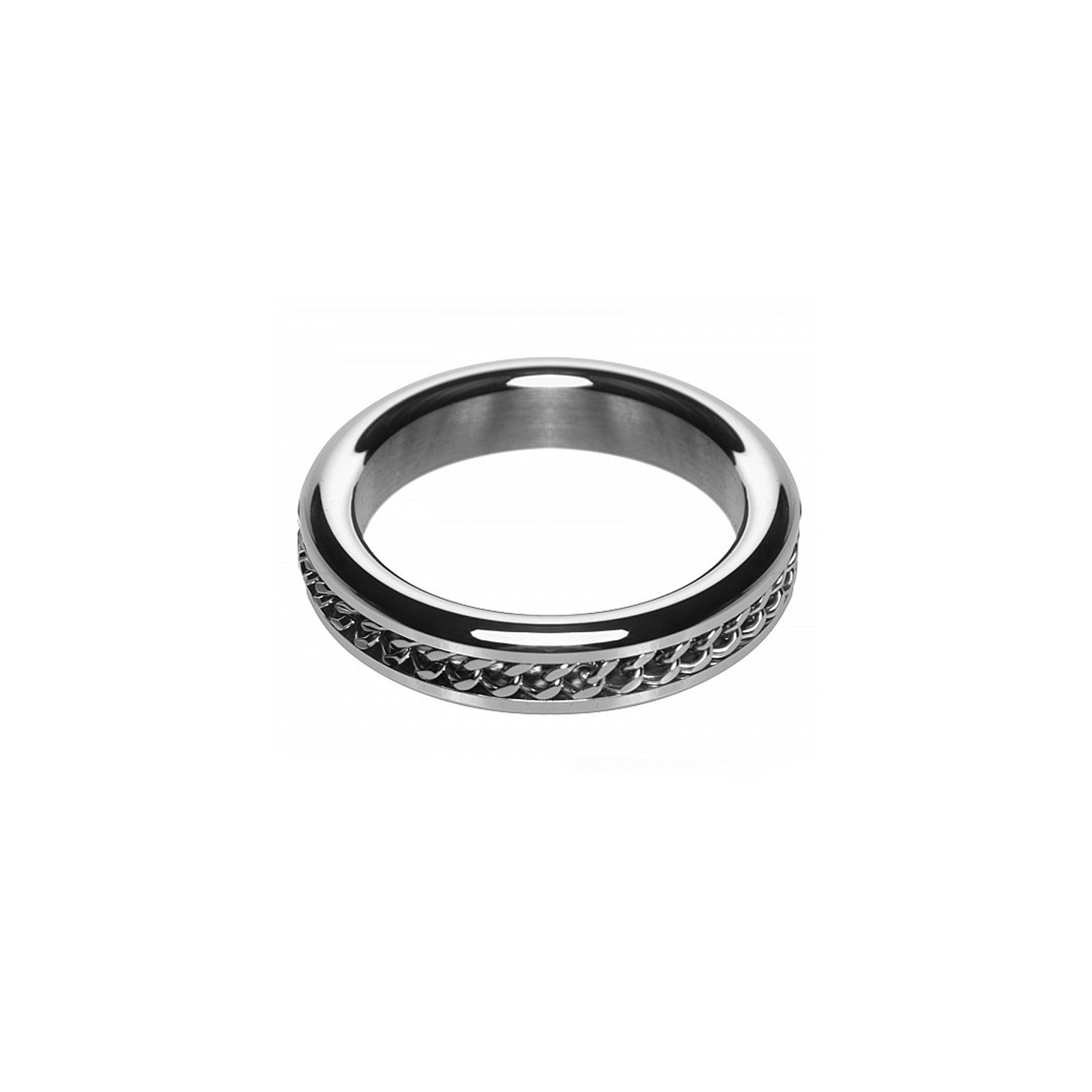 C-Ring Chrome con Diseño de Cadena 1.75 pulgadas