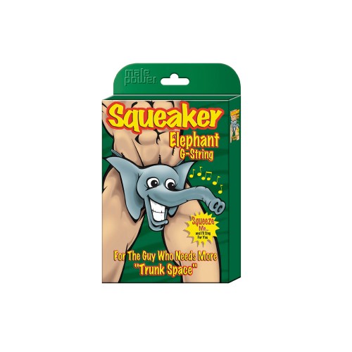 G-String Elephant Squeaker de Male Power Rojo