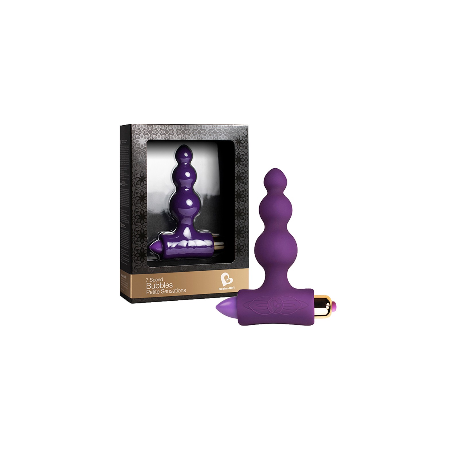 Vibrador Anal Burbujas Sensaciones Pequeñas Purpura