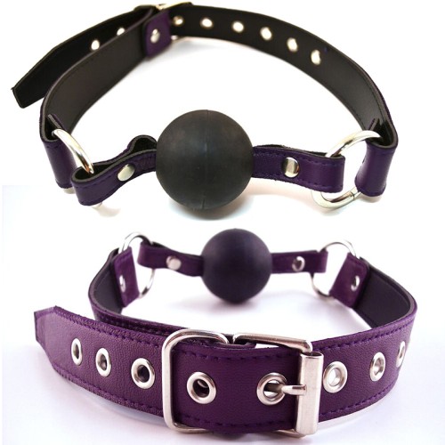 Rouge Purple Ball Gag for Sensory Play