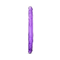 B Yours 14 in. Double Dildo - Purple