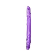 B Yours 14 in. Double Dildo - Purple