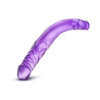 B Yours 14 in. Double Dildo - Purple