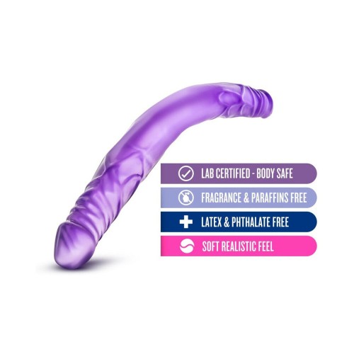 Dildo Doble B Yours de 14 in. - Morado