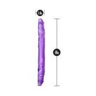 Dildo Doble B Yours de 14 in. - Morado