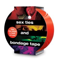 Sex Ties and Bondage Tape Red 20 Meters