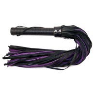 Leather Handle Flogger for Sensual Play