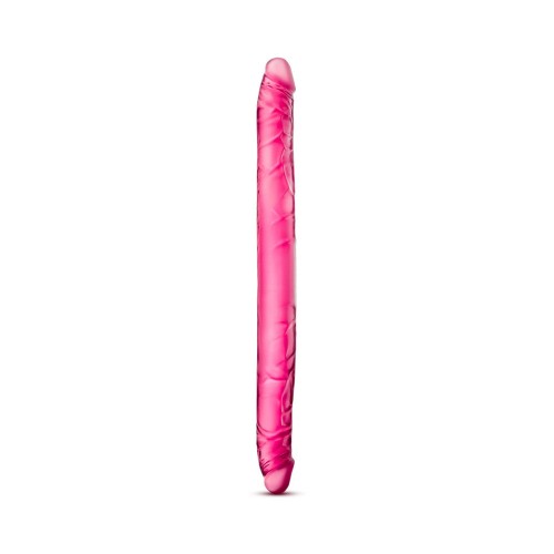 Dildo Doble B Yours de 16 Pulgadas Rosa para Parejas