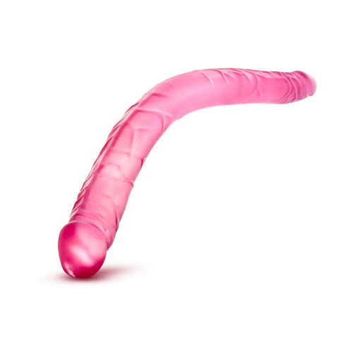 Dildo Doble B Yours de 16 Pulgadas Rosa para Parejas