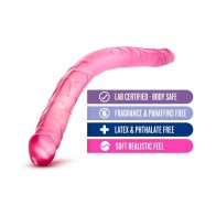 Dildo Doble B Yours de 16 Pulgadas Rosa para Parejas