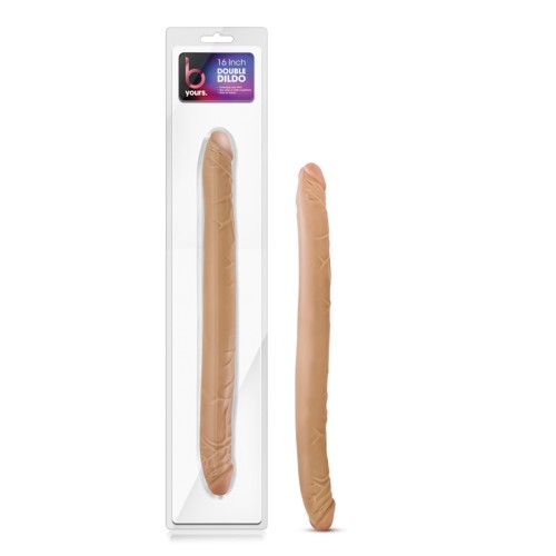 B Yours 16 Inch Double Dildo Tan