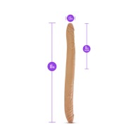 B Yours 16 Inch Double Dildo Tan