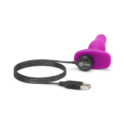 b-Vibe Novice Plug Anal Recargable Fucsia