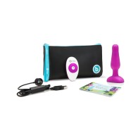 b-Vibe Novice Rechargeable Anal Plug Fuchsia