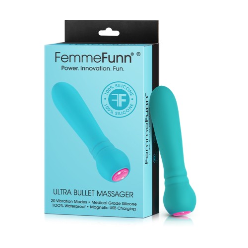 FemmeFunn Ultra Bullet Rechargeable Massager for On-the-Go Pleasure