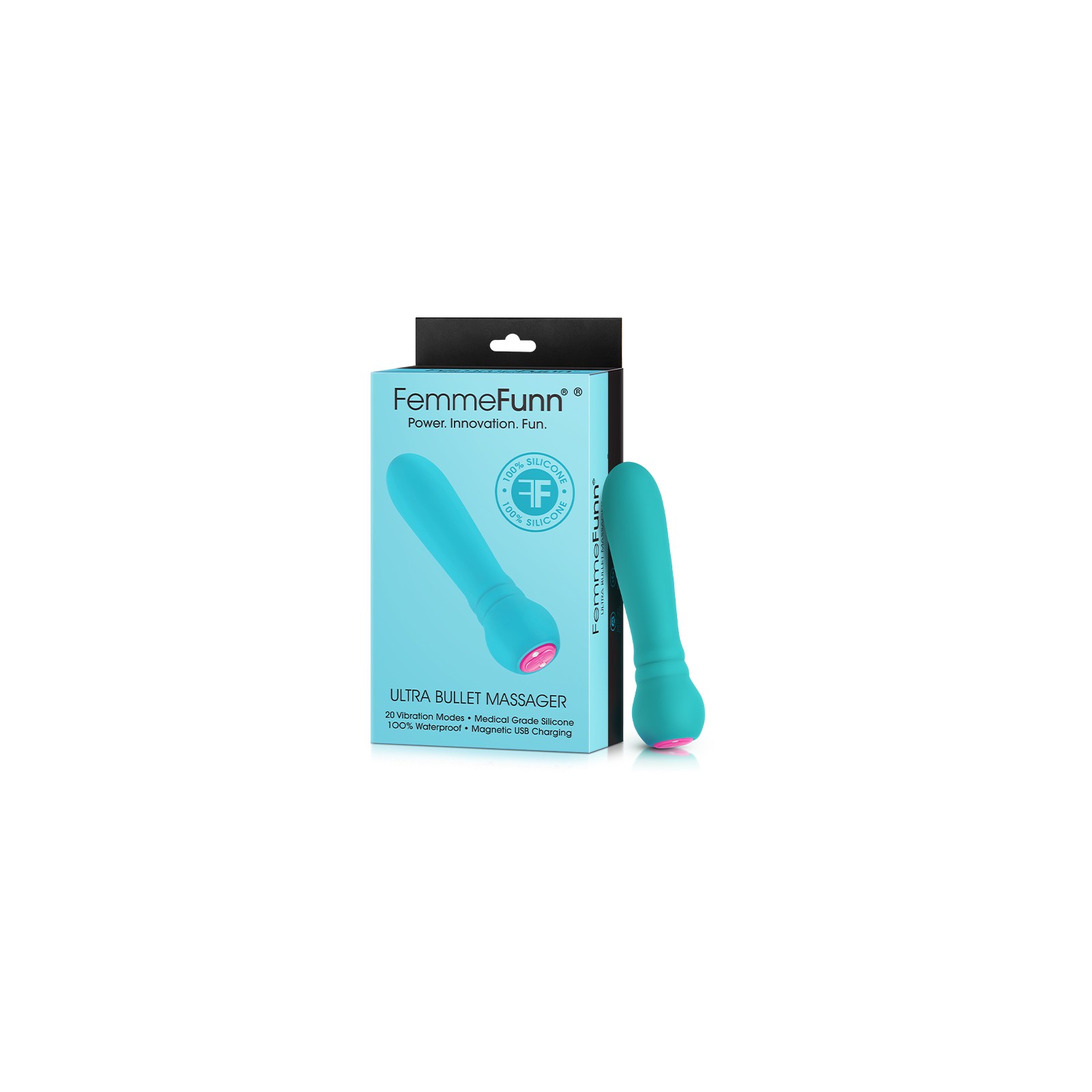 FemmeFunn Ultra Bullet Rechargeable Massager for On-the-Go Pleasure